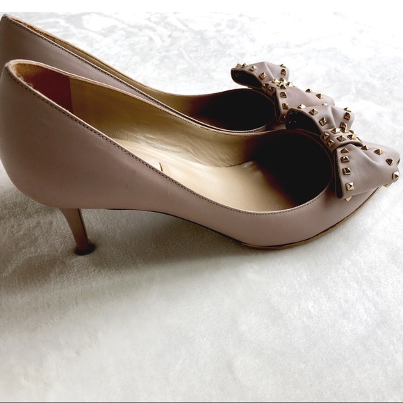 FINAL Valentino Rock Stud βBLOW STUDβ heels blush - Picture 2 of 8